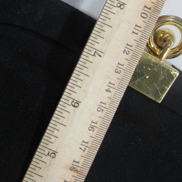 BIENEN - DAVIS VINTAGE WOOL HANDBAG PURSE GOLD TONE HARDWARE SUPER NICE 1940'S - Picture 9 of 9